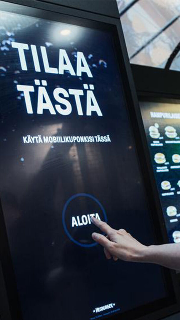 Self Ordering Kiosk gastronomie